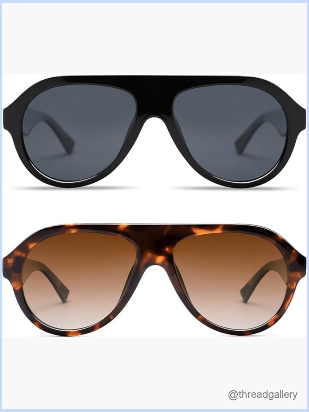 Retro Aviator Polarized Sunglasses for Women Men Classic 70s Vintage Frame